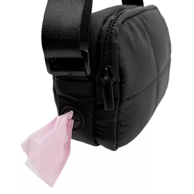 Product MyTagAlongs Crossbody Waste Pick Up Dispenser in Black