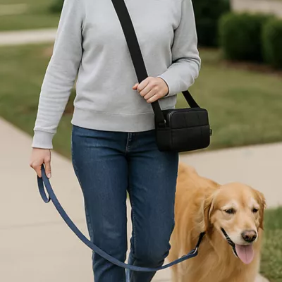 Product MyTagAlongs Crossbody Waste Pick Up Dispenser in Black