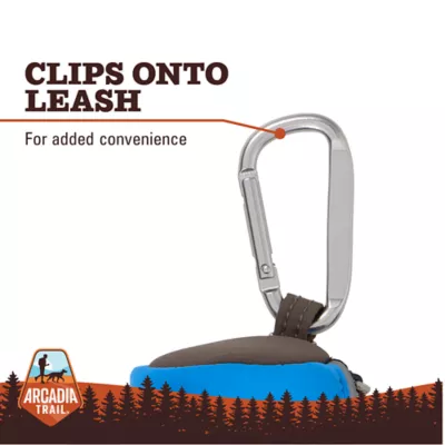 Arcadia Trail® Dog Poop Bag Dispenser - Gray & Black - Includes 15 Poop Bags - Image 2