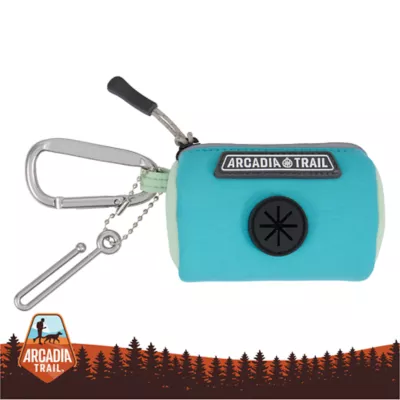 Arcadia Trail® Dog Poop Bag Dispenser - Teal & Mint - Includes 15 Poop Bags - Image 1