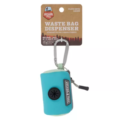 Arcadia Trail® Dog Poop Bag Dispenser - Teal & Mint - Includes 15 Poop Bags - Image 5