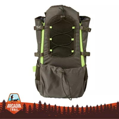 Arcadia Trail® Outdoor Backpack Dog Carrier - For dogs 15-30 LBS - Black, Green - Image 1