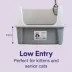 Litter Genie, XX-Large Cat Litter Box Open Top with Scoop, Gray image thumbnail 5