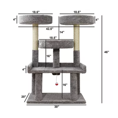 Product Prestige XXL Heavy Duty Cat Tree - 46"