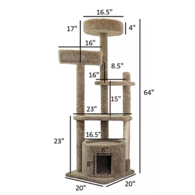 Product Prestige Large Cat House Cat Tower