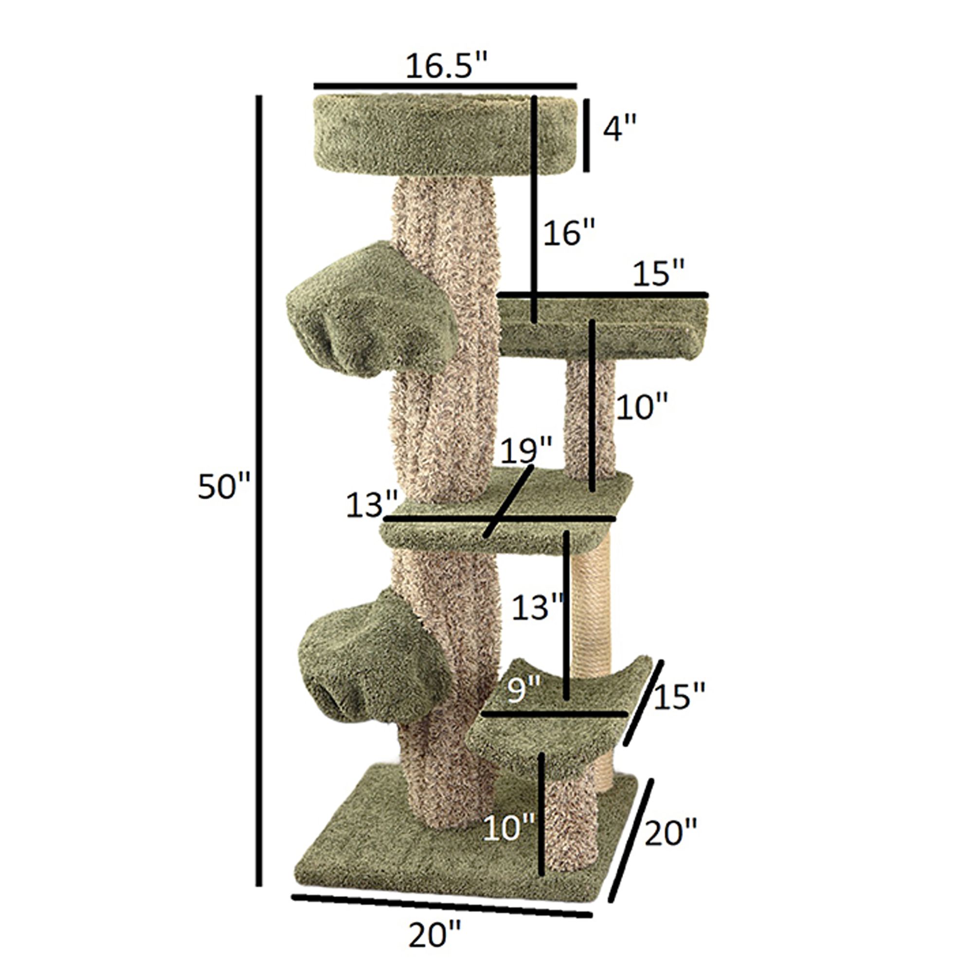 Prestige Unique Cat Tree Scratcher - thumbnail 2