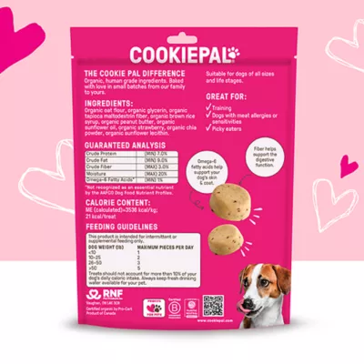 Product Cookie Pal All Life Stages Soft & Chewy Cake Bites Dog Treat - Peanutbutter 8.8 oz