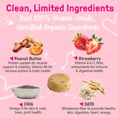 Product Cookie Pal All Life Stages Soft & Chewy Cake Bites Dog Treat - Peanutbutter 8.8 oz