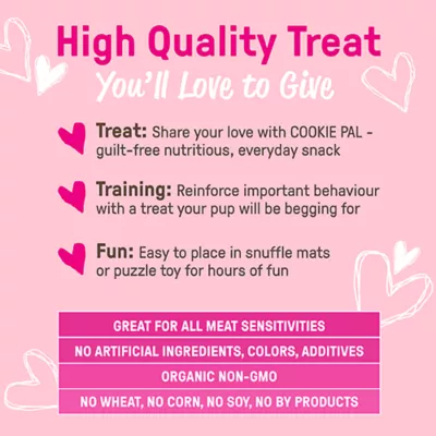 Product Cookie Pal All Life Stages Soft & Chewy Cake Bites Dog Treat - Peanutbutter 8.8 oz