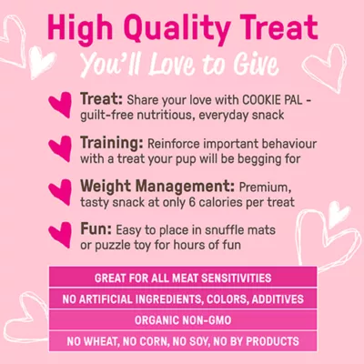 Product Cookie Pal All Life Stages Soft Bite Dog Treat - Vanilla 8.8 oz