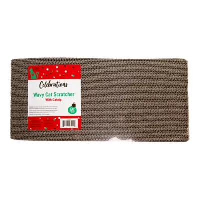 Product Merry & Bright® Holiday Wavy Cat Scratcher