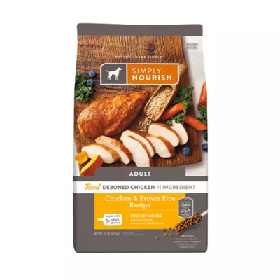 Simply Nourish Original Adult Dry Dog Food - Chicken & Brown Rice - Image 1