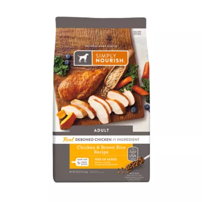 Simply Nourish Original Adult Dry Dog Food - Chicken & Brown Rice - Image 1