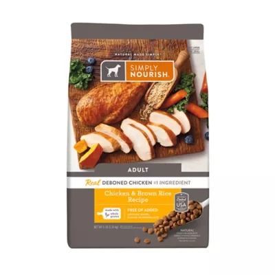 Simply Nourish Original Adult Dry Dog Food - Chicken & Brown Rice - Image 1