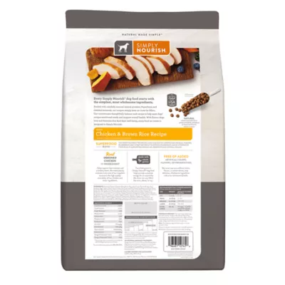 Simply Nourish Original Adult Dry Dog Food - Chicken & Brown Rice - Image 2