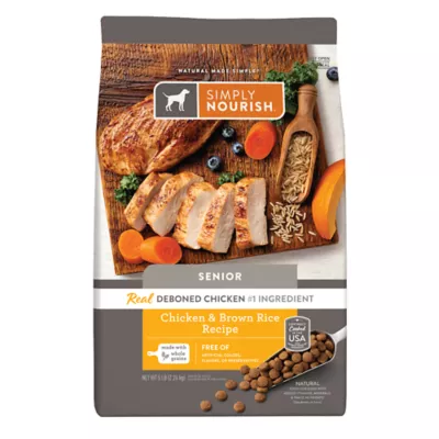 Simply Nourish Original Senior Dry Dog Food - Chicken & Brown Rice - Image 1