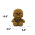 Buckle-Down STAR WARS Chibi Chewbacca Plush Dog Toy image thumbnail 4