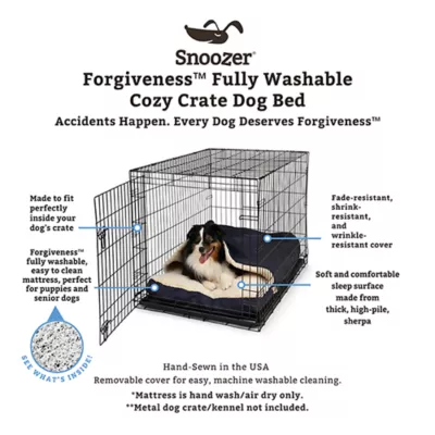 Snoozer® Forgiveness™ Cozy Cave® Fully Washable Dog Crate Bed - Image 3
