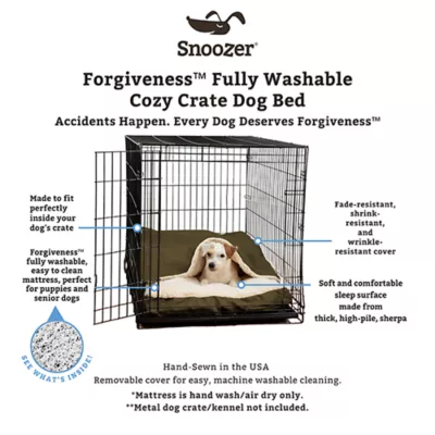 Snoozer® Forgiveness™ Cozy Cave® Fully Washable Dog Crate Bed - Image 3
