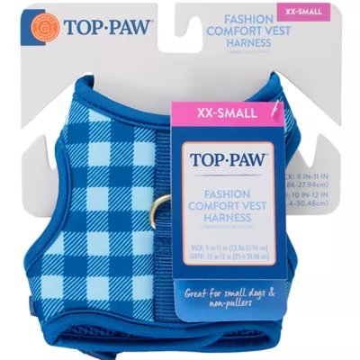 Top Paw® Soiree Gingham Vest Harness Dog - Image 5
