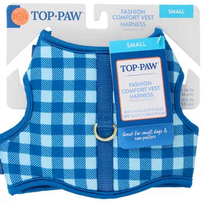 Top Paw® Soiree Gingham Vest Harness Dog - Image 5