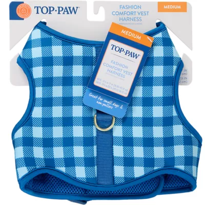 Top Paw® Soiree Gingham Vest Harness Dog - Image 5