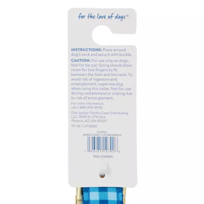 Top Paw® Soiree Gingham Collar Dog - Image 7
