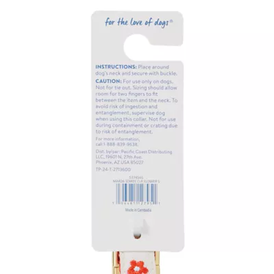 Top Paw® Soiree Flower Dog Collar - Image 7