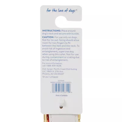 Top Paw® Soiree Flower Dog Collar - Image 7