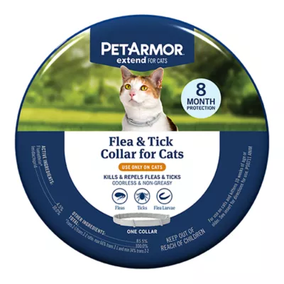 PetArmor Extend Flea & Tick Treatment & Prevention Collar for Cats, 8 Months of Protection - Image 1