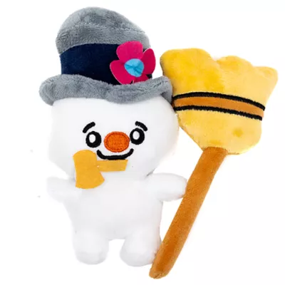 Product Buckle-Down Frosty the Snowman with Broom Plush Dog Toy