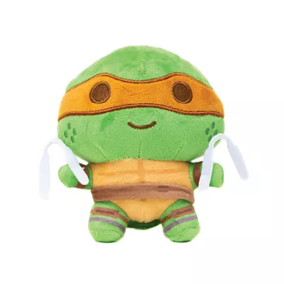 Product Buckle-Down Teenage Mutant Ninja Turtles Michelangelo Nunchucks Plush Dog Toy