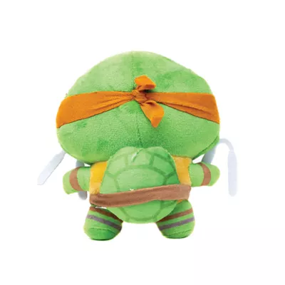 Product Buckle-Down Teenage Mutant Ninja Turtles Michelangelo Nunchucks Plush Dog Toy