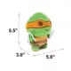 Product Buckle-Down Teenage Mutant Ninja Turtles Michelangelo Nunchucks Plush Dog Toy