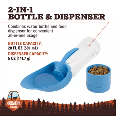 Arcadia Trail® 2-in-1 Water Bottle & Food Dispenser - Image 2