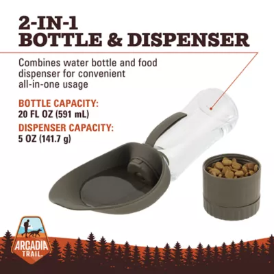Arcadia Trail® 2-in-1 Water Bottle & Food Dispenser - Image 2