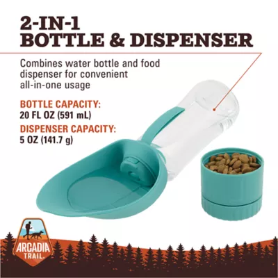 Arcadia Trail® 2-in-1 Water Bottle & Food Dispenser - Image 2