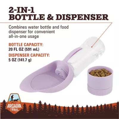 Arcadia Trail® 2-in-1 Water Bottle & Food Dispenser - Image 2