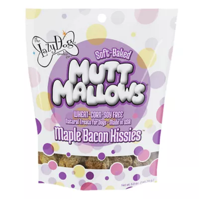 Lazy Dog Mutt Mallows Soft Baked Dog Treats Maple Bacon Kisses, 141 g - Image 1