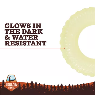 Arcadia Trail® Glow-in-the-Dark Ring Dog Toy - Image 2