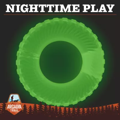 Arcadia Trail® Glow-in-the-Dark Ring Dog Toy - Image 3
