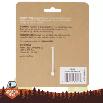 Arcadia Trail® Glow-in-the-Dark Ring Dog Toy - Image 7