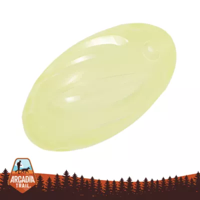 Arcadia Trail® Glow-in-the-Dark Football Dog Toy - Image 1