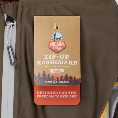 Arcadia Trail® Zip-Up Rashguard - Image 7
