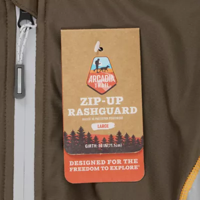 Arcadia Trail® Zip-Up Rashguard - Image 7