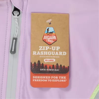 Arcadia Trail® Zip-Up Rashguard - Image 7