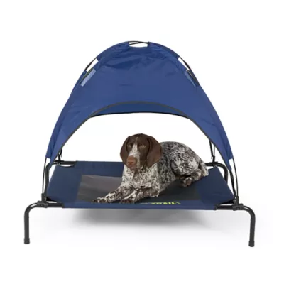 Arcadia Trail® Sun Shade Elevated Dog Cot - Image 1
