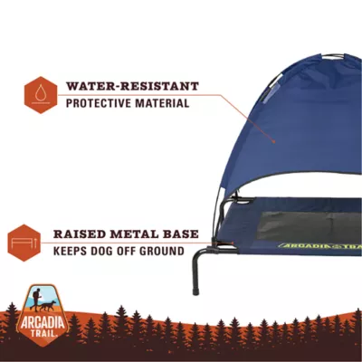 Arcadia Trail® Sun Shade Elevated Dog Cot - Image 5