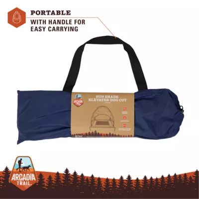 Arcadia Trail® Sun Shade Elevated Dog Cot - Image 7