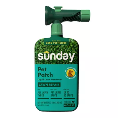 Sunday Pet Patch Ready-to-Spray Lawn Repair for Pet Spots -For All Grasses- 42.3 OZ- 2500 SQ FT - Image 1